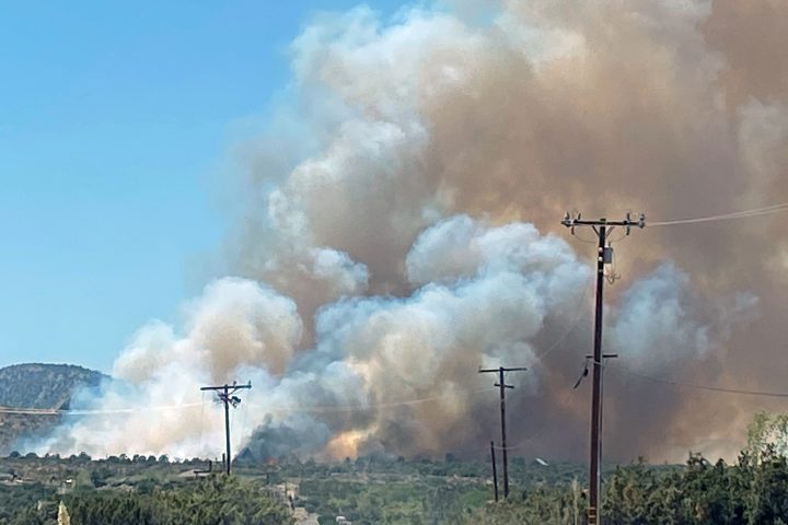 UPDATED: Evacuation Orders/Warnings Lifted as Firefighters Mop-up Pine Fire Near Pinon Hills, Llano