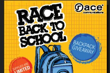 Need Back To School Supplies?  Attend The Race Communications Backpack Giveaway