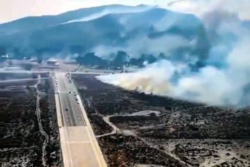 UPDATED: South Fire Continues To Burn In Lytle Creek