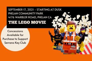 Movies In the Phelan Community Park: “Lego Movie” This Weekend